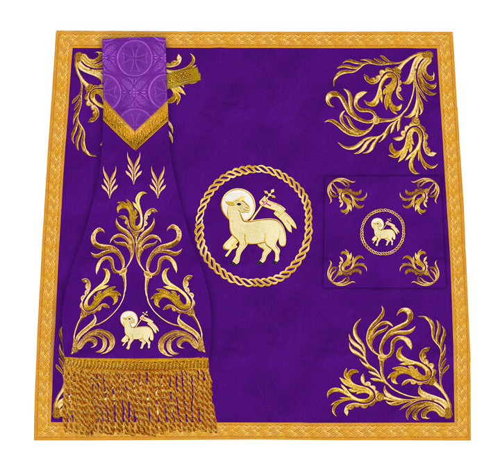 Liturgical Mass Set with Embroidered Details