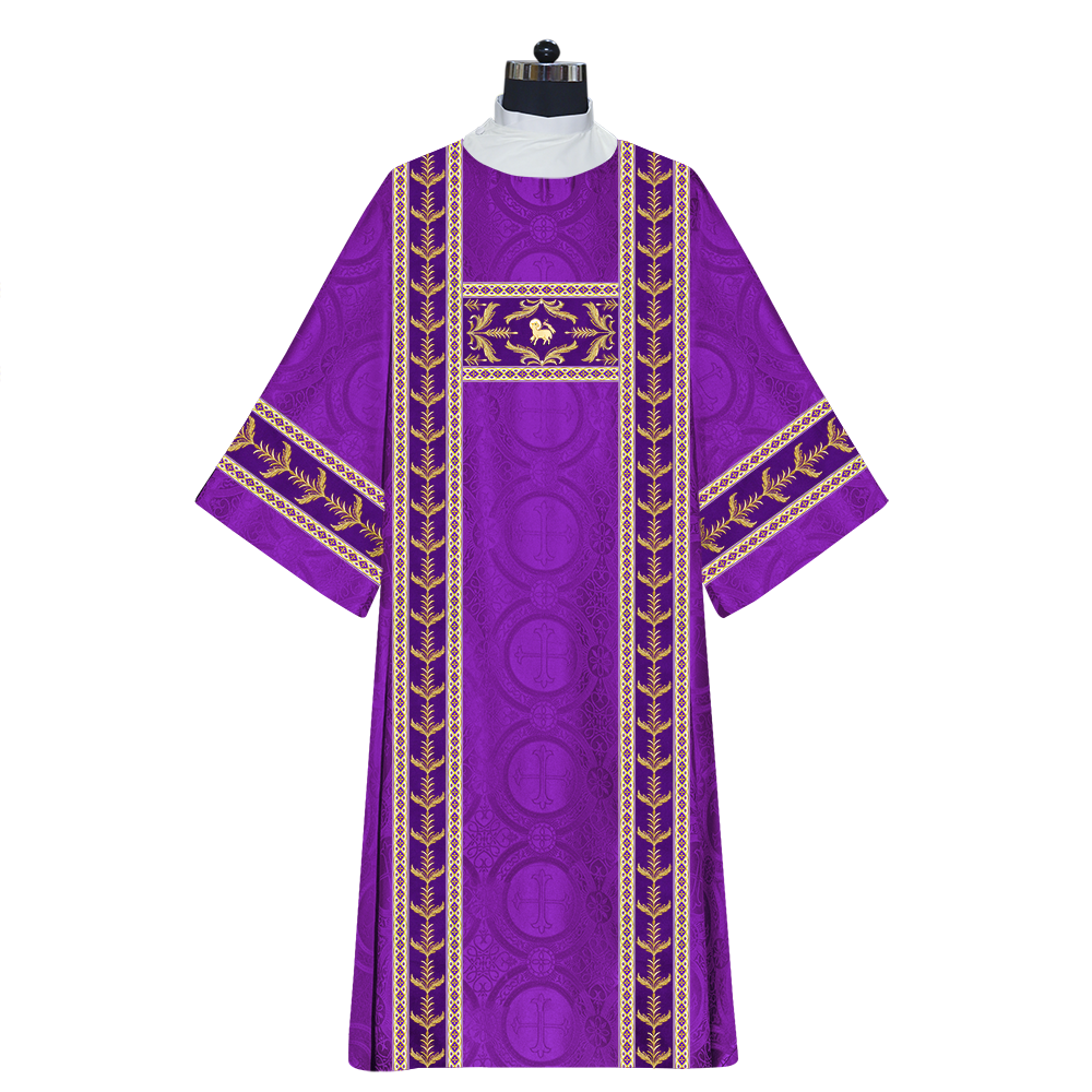 Dalmatics Vestments With Adorned Orphrey and Trims