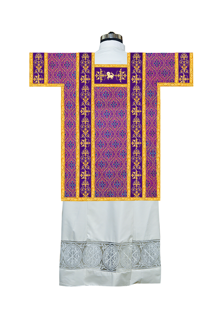 Tunicle Vestment with Adorned Orphrey