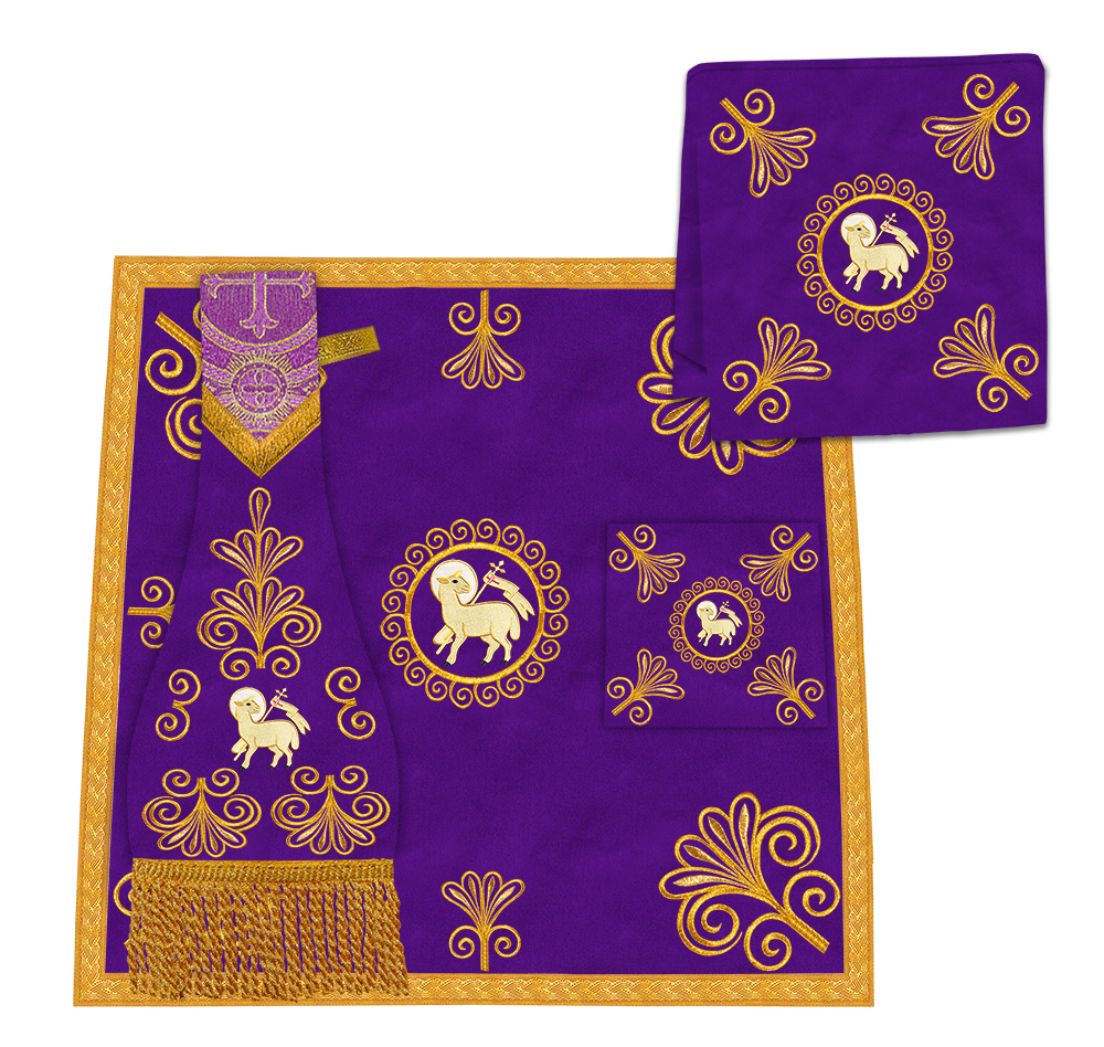 Altar Cloth with Liturgical Motif