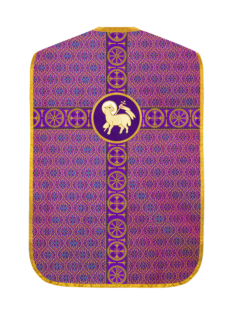 Roman Chasuble with Adorned Orphrey