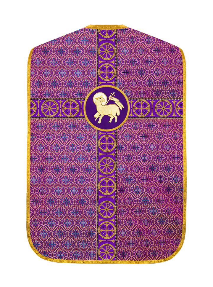 Roman Chasuble with Adorned Orphrey