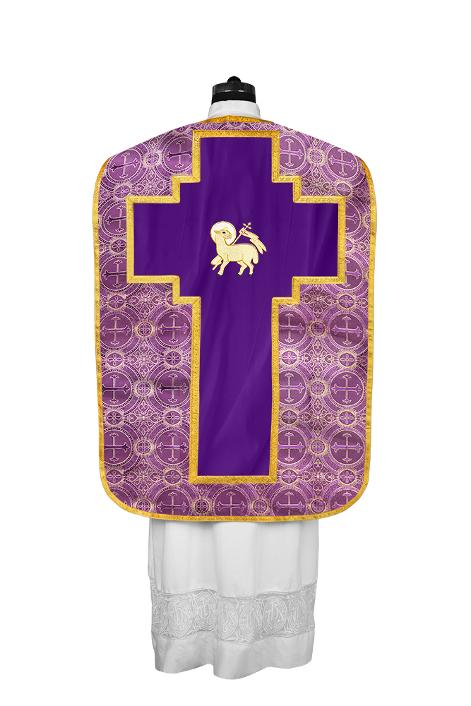 Fiddleback with spiritual motif