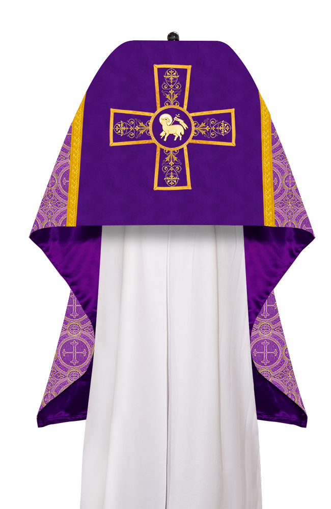 Humeral veil with Vestment Woven Braided Trims