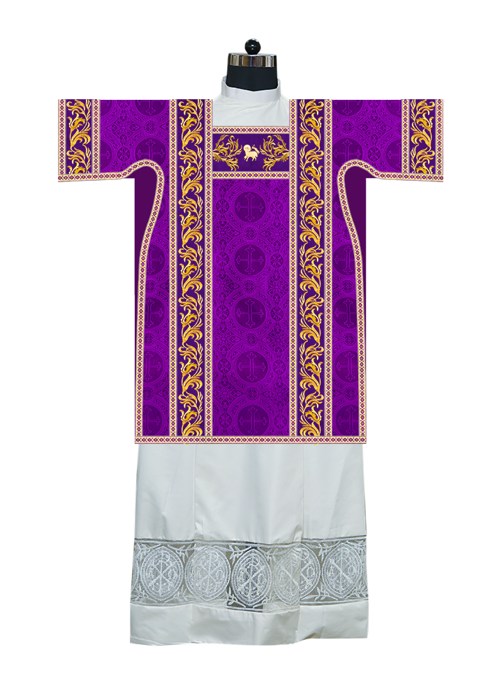 Tunicle Vestment with Woven Braids