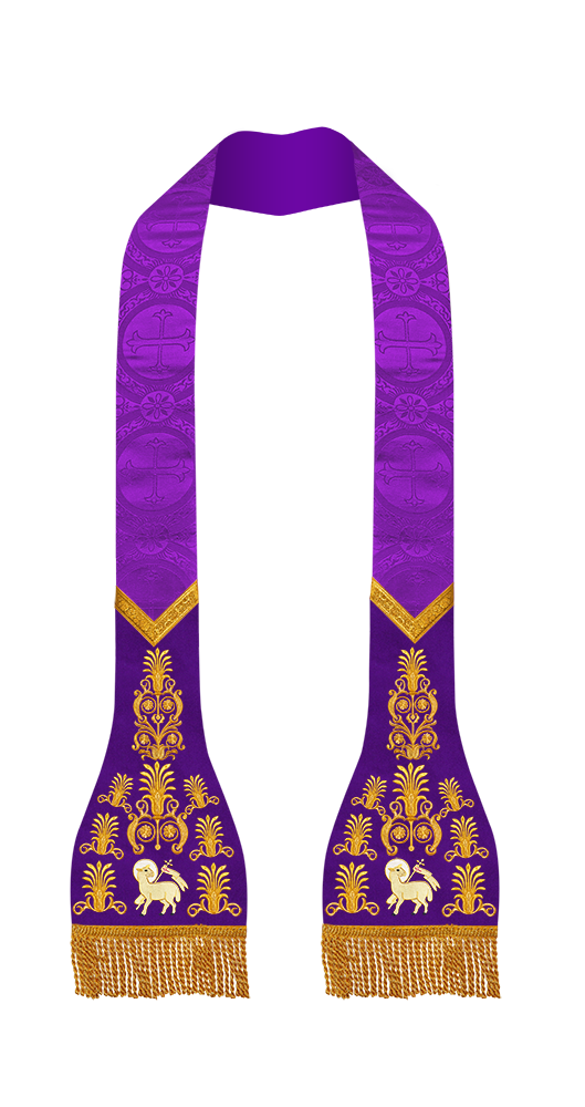 Roman Stole with embroidered motif