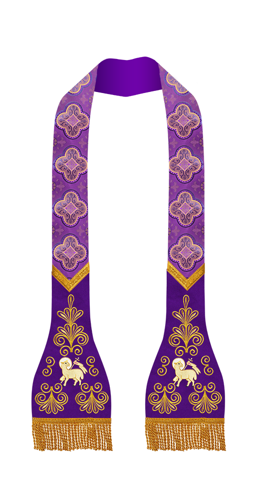 Roman Stole with Liturgical motif