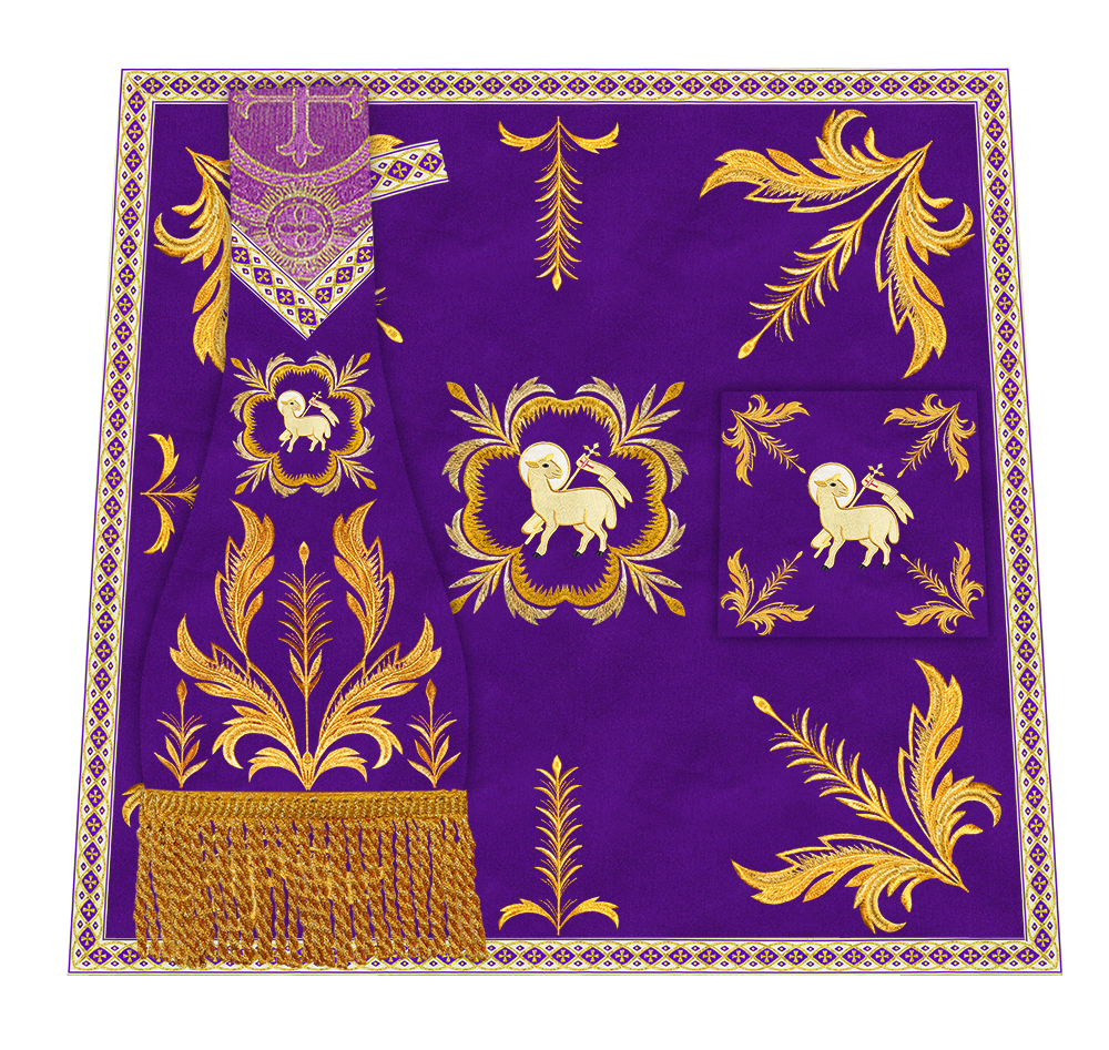 Borromean Chasuble Vestment With Liturgical Trims