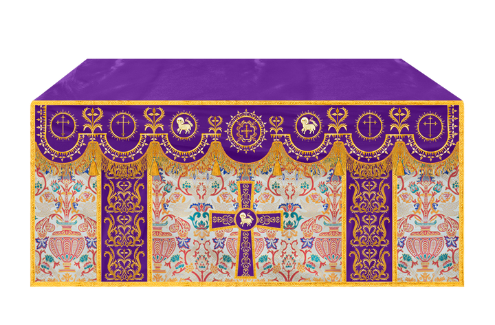 Tapestry Altar Cloth with Woven Braids