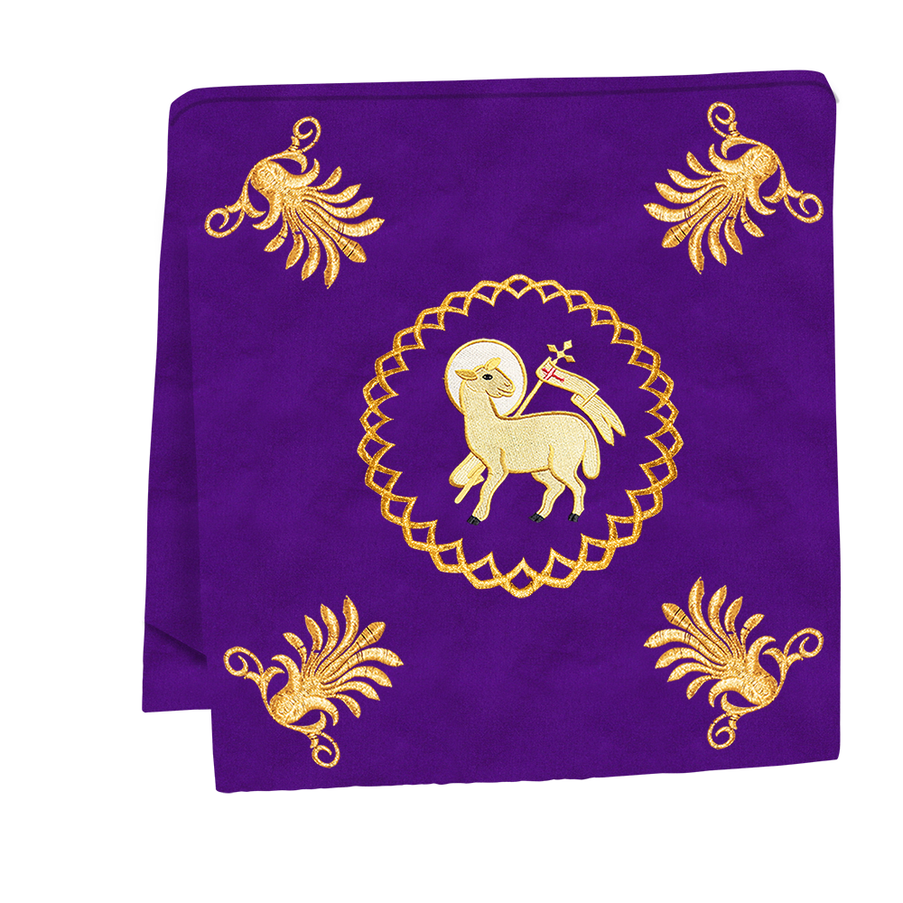 Liturgical Church Mass Set with Ornate Embroidered Details