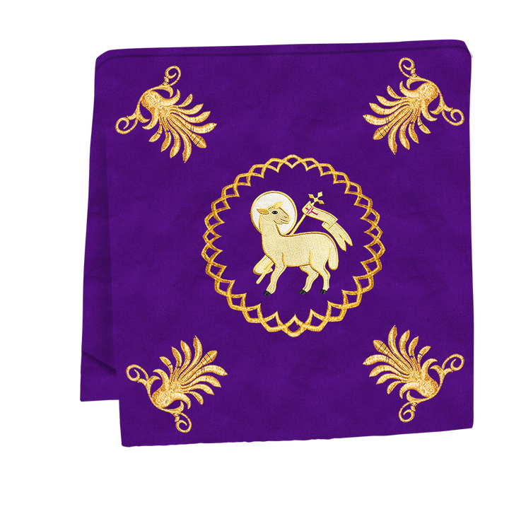 Liturgical Church Mass Set with Ornate Embroidered Details