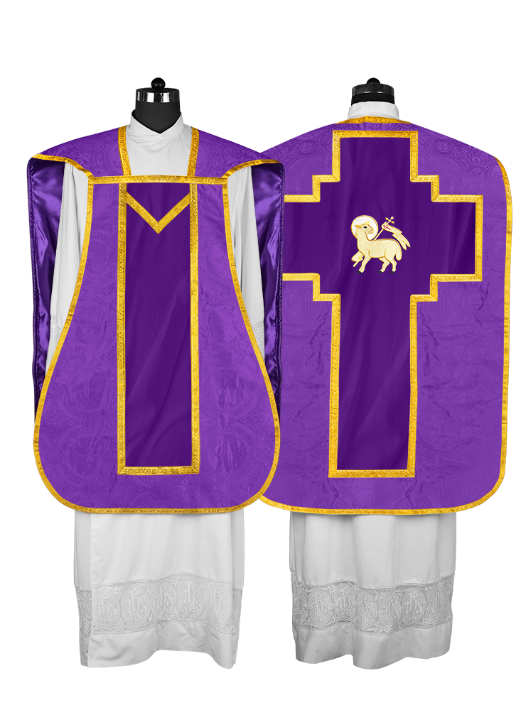 Fiddleback with spiritual motif