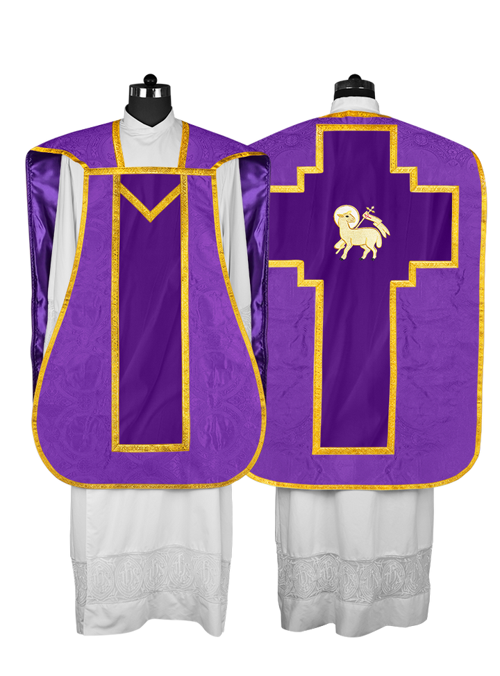 Fiddleback with spiritual motif