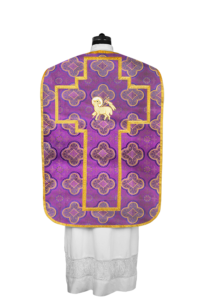Roman Chasuble with adorned motif