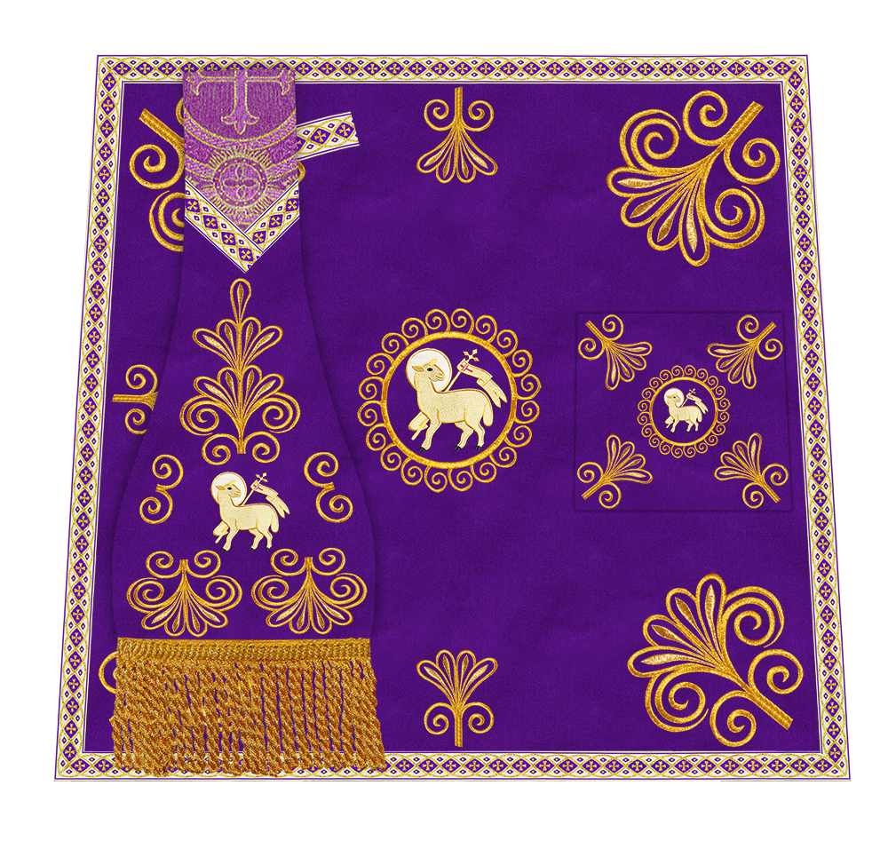 Ornate Embroidery Mass set with Motif