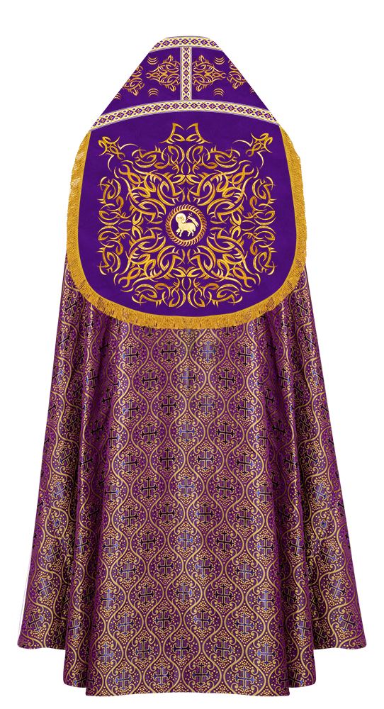 Traditional Embroidered Roman Cope Vestment