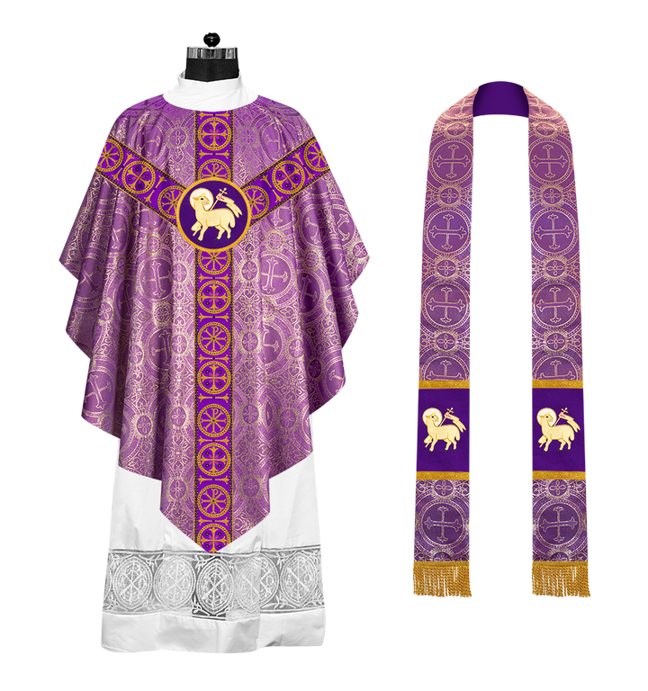 Pugin Chasuble with Designer orphrey