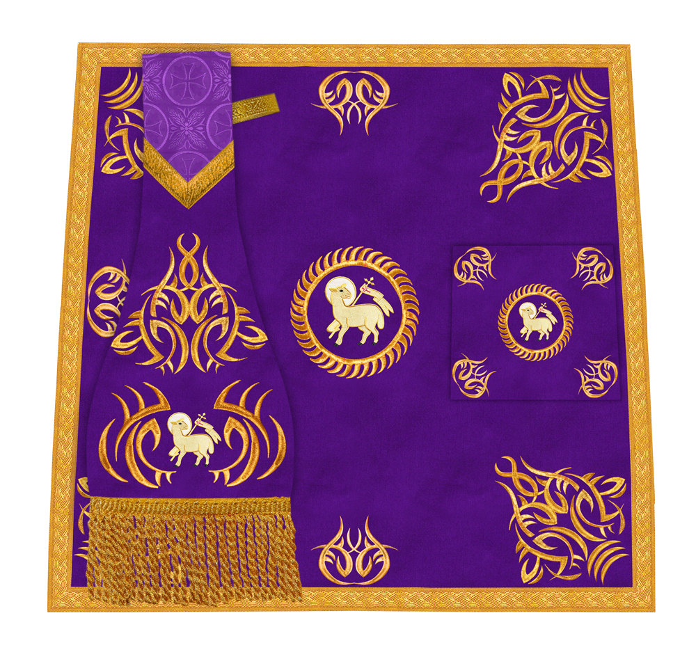 Altar Mass Set adorned with Spiritual embroidery