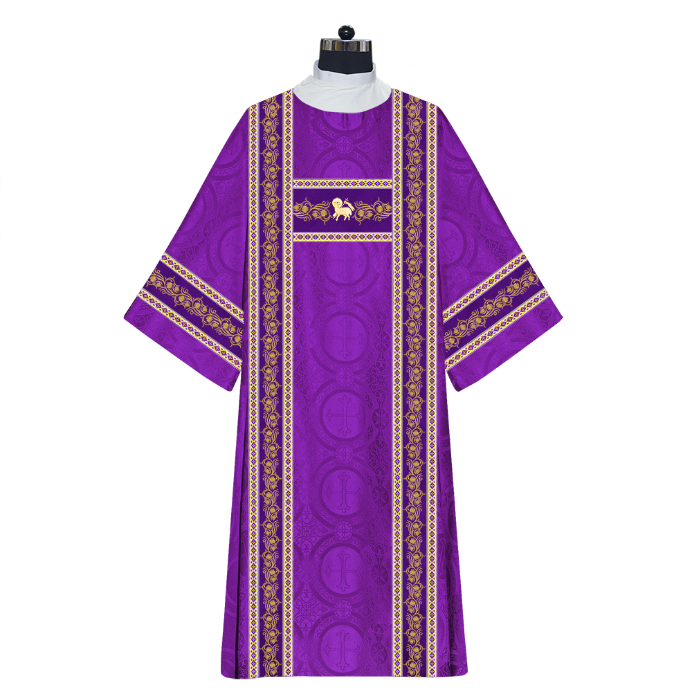 Dalmatics Vestments Adorned With Braids and Trims