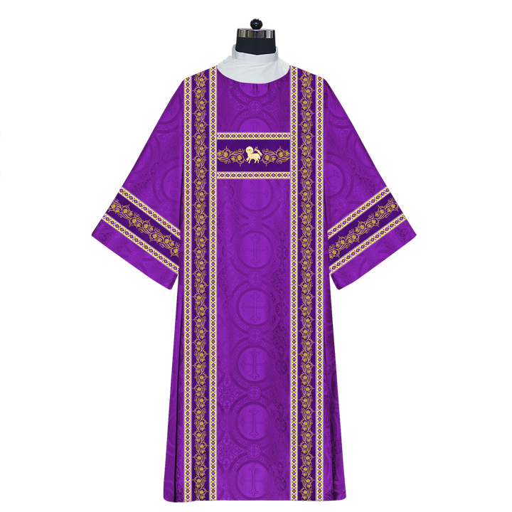 Dalmatics Vestments Adorned With Braids and Trims