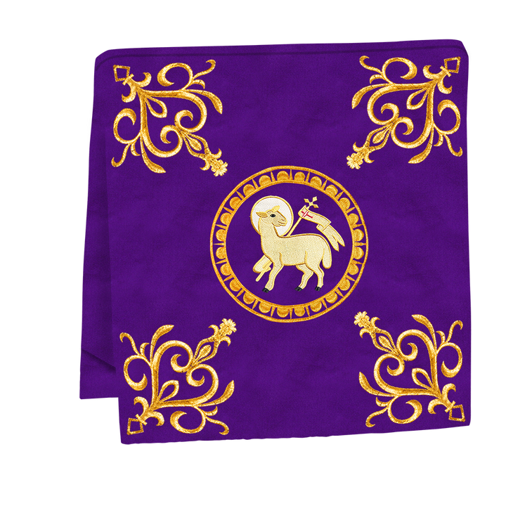 Elegant Altar Cloth with Intricate Orphrey Embroidery & Motif