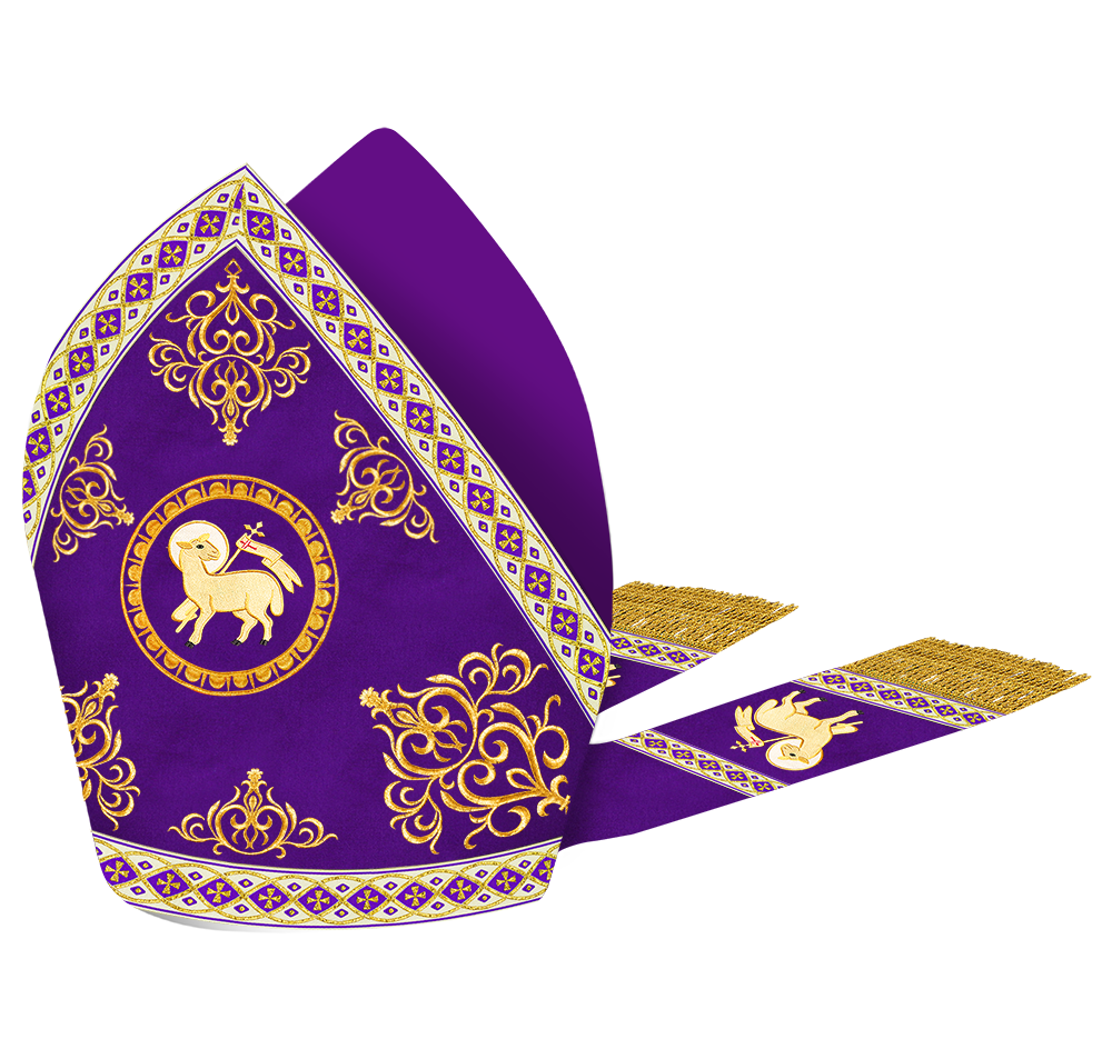 Roman Mitre Vestment Embroidery and Trims