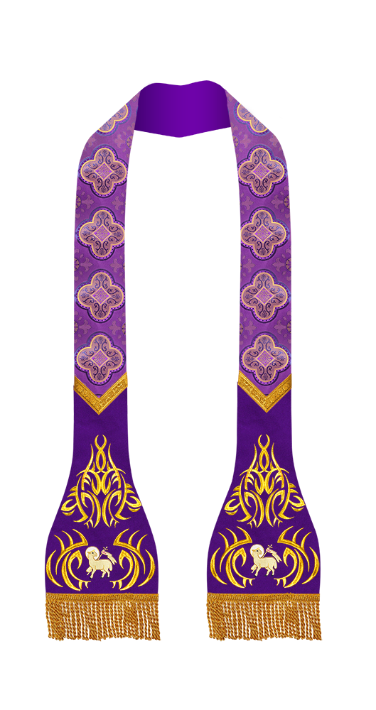 Roman Stole with Spiritual motif