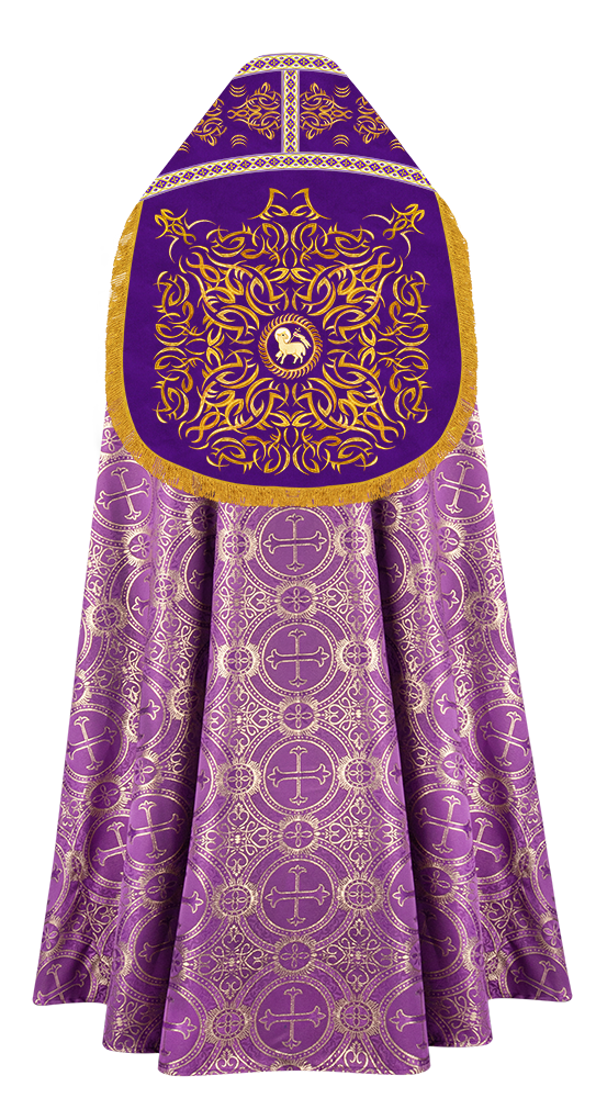 Traditional Embroidered Roman Cope Vestment