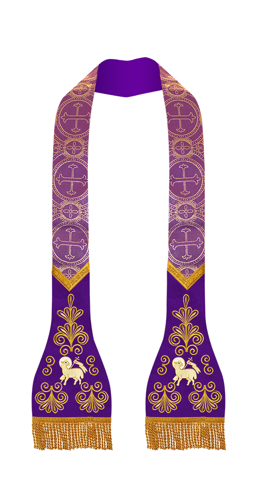 Roman Stole with Liturgical motif