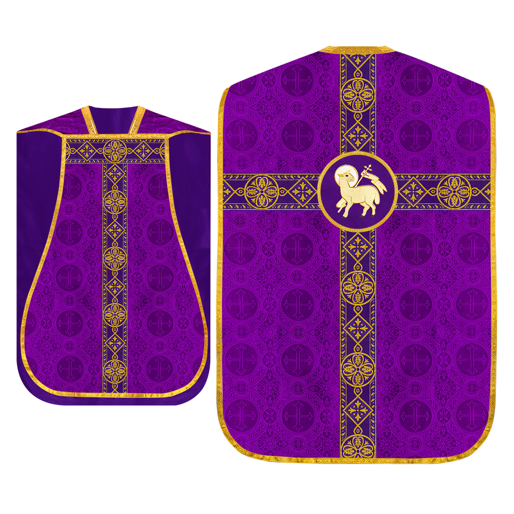 Embroidered Roman Chasuble Vestment