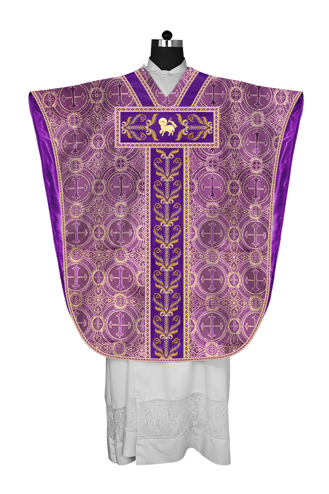 Borromean Chasuble Vestment With Liturgical Trims