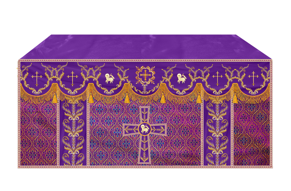 Church Altar Parament with Trims