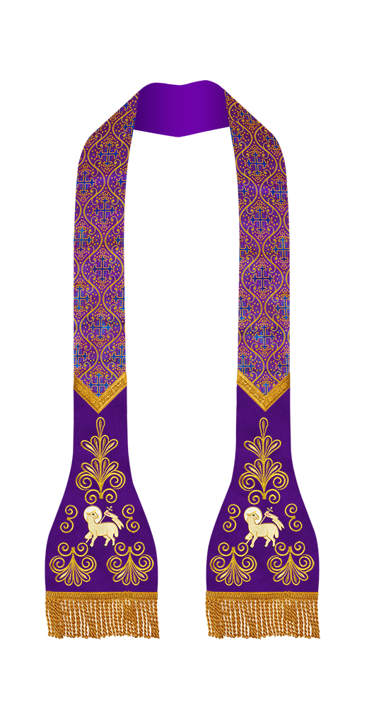 Roman Stole with Liturgical motif