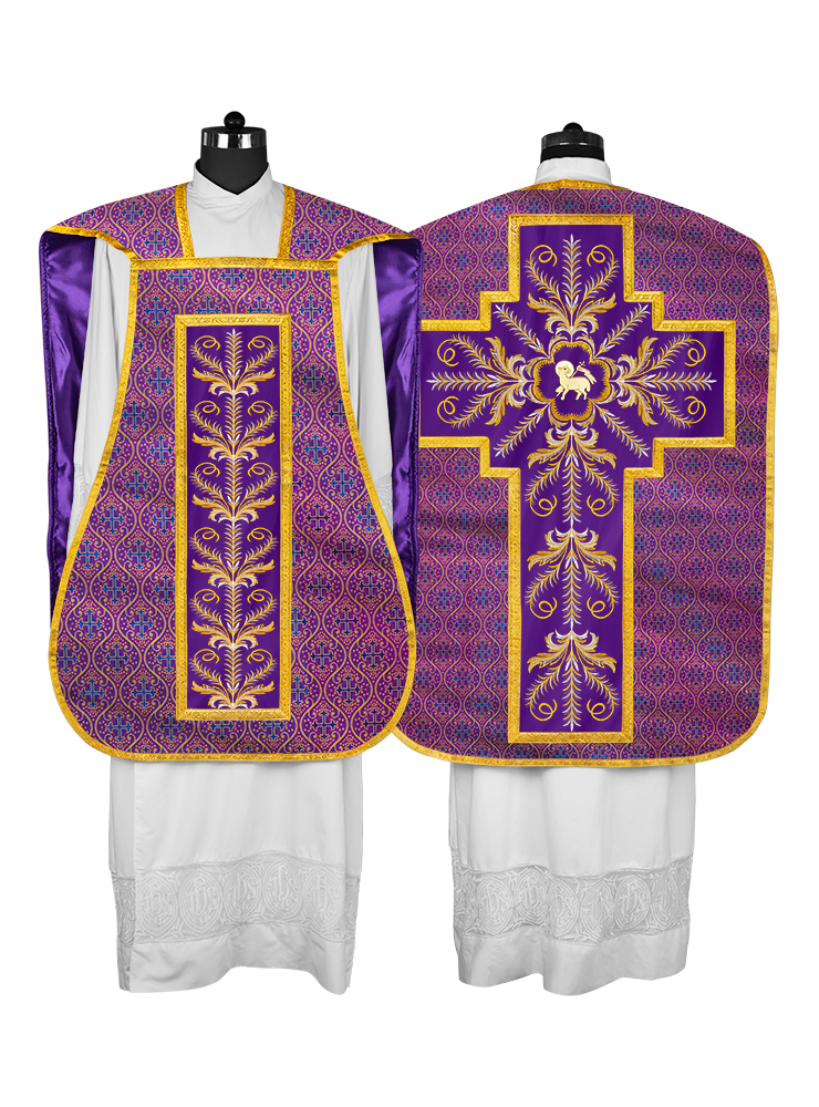 Roman Chasuble with liturgical motifs