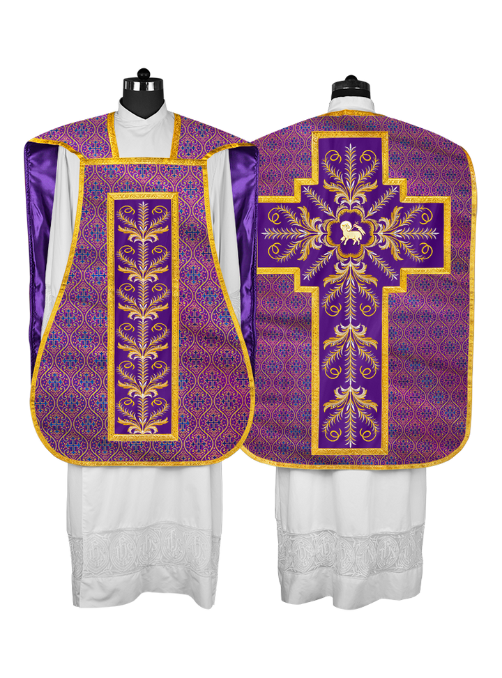 Roman Chasuble with liturgical motifs