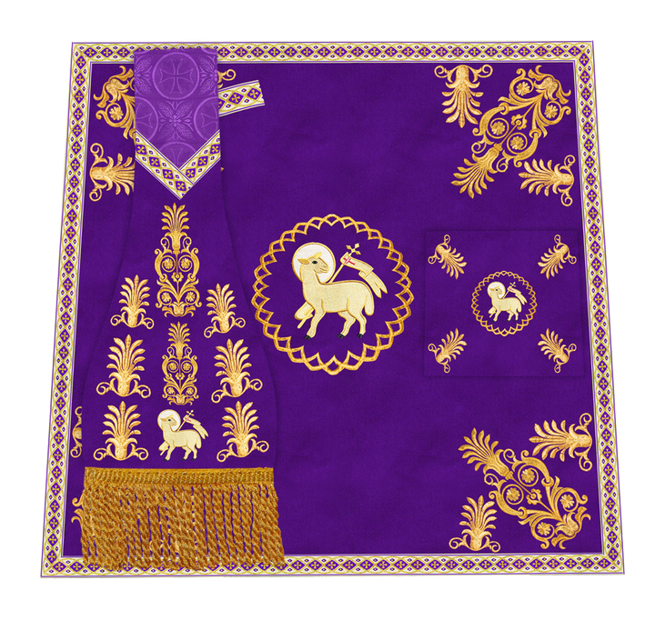 Altar Mass Set adorned with Liturgical motif and Trims