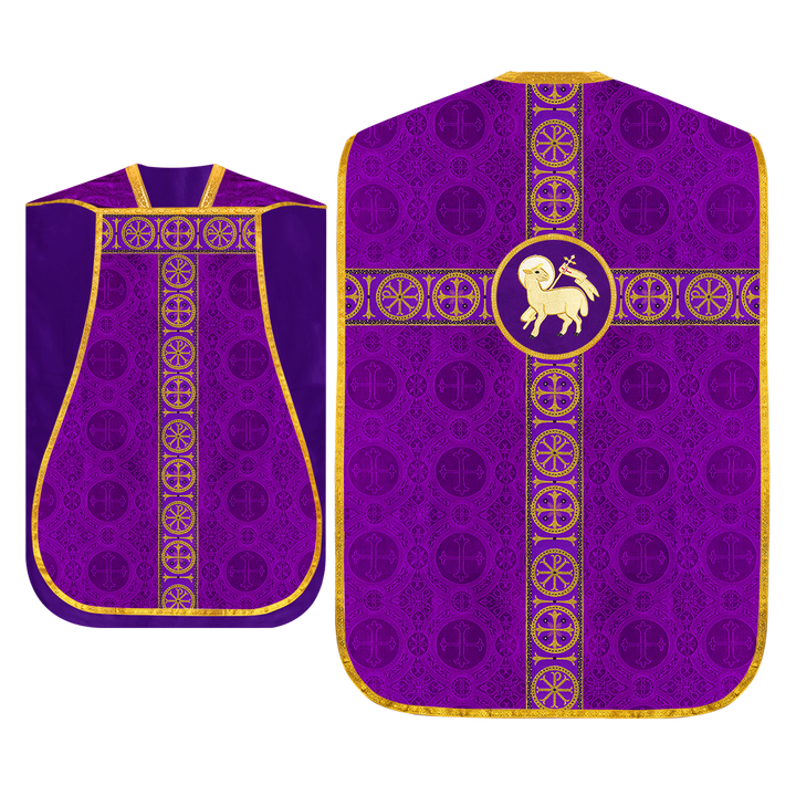 Roman Chasuble with Adorned Orphrey