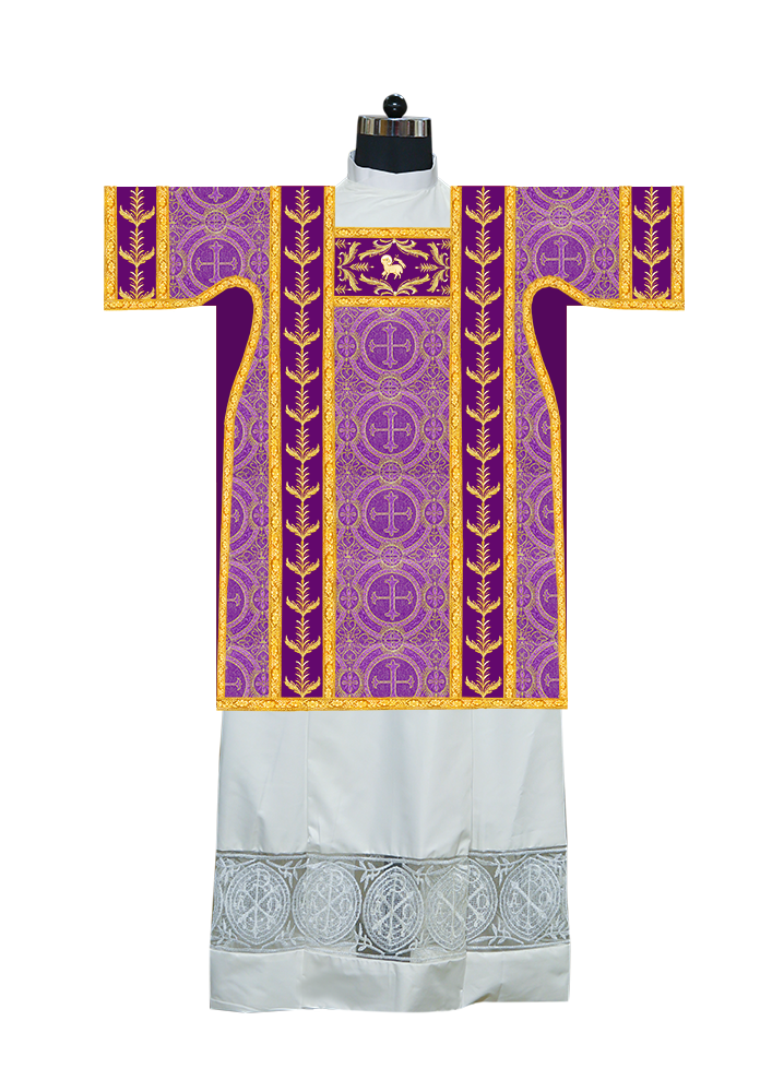 Tunicle with liturgical motif