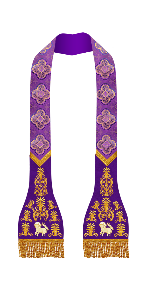 Roman Stole with embroidered motif