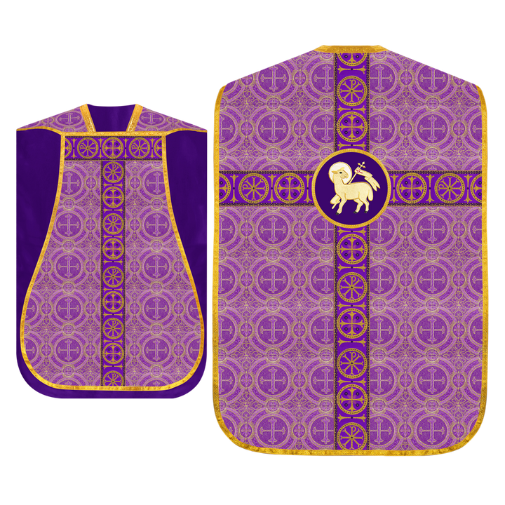 Roman Chasuble with Adorned Orphrey