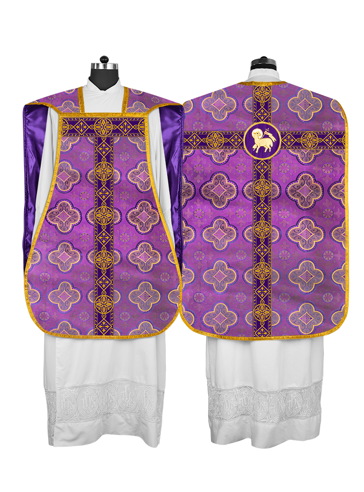 Casulla romana bordada 