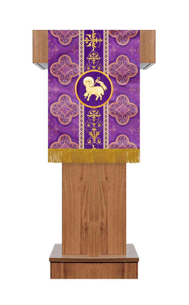 Altar Cloth with Spiritual Motif and Trims