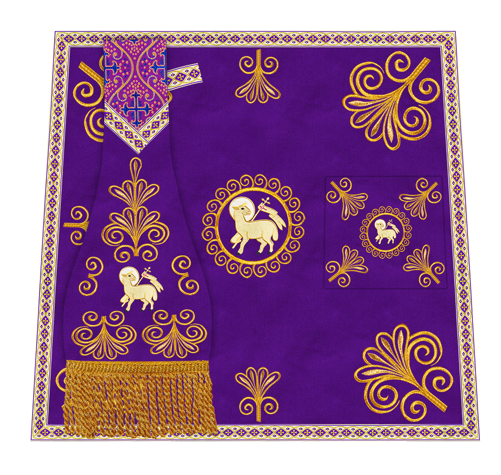 Ornate Embroidery Mass set with Motif