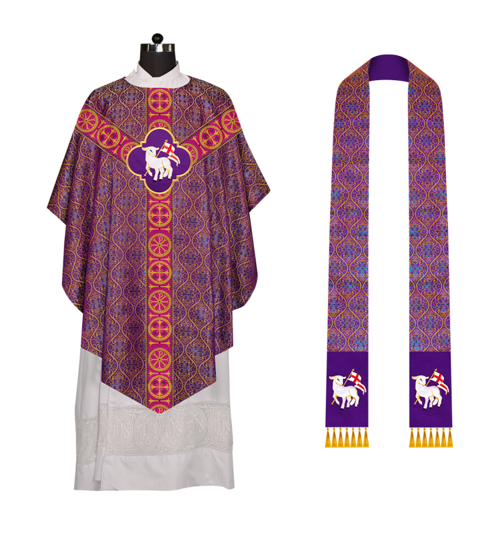 Exquisite Pugin chasuble with Orphrey