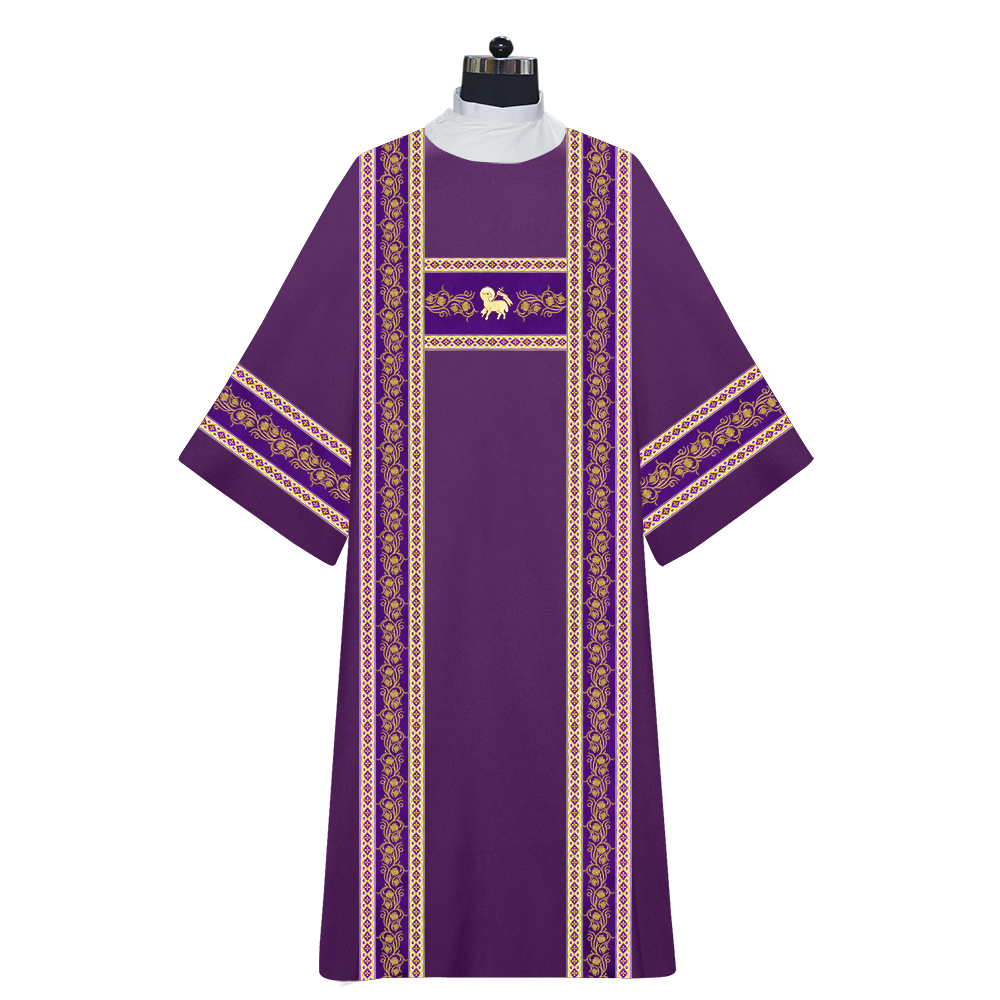 Dalmatics Vestments Adorned With Braids and Trims