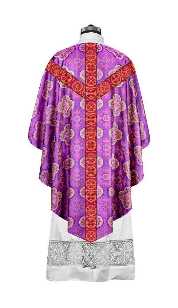 Pugin Chasuble with Woven Braided Trims