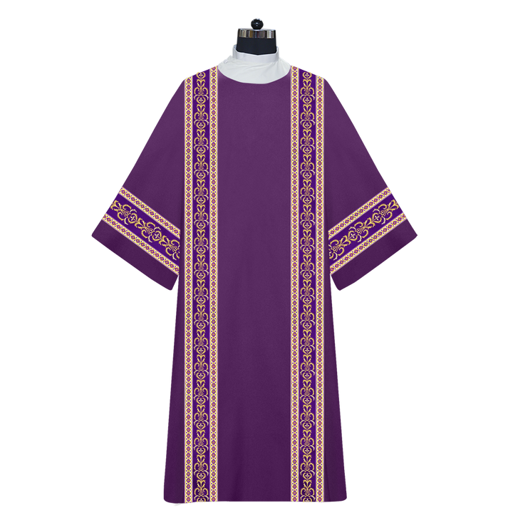 Dalmatics Vestments Enhanced With Woven Braids