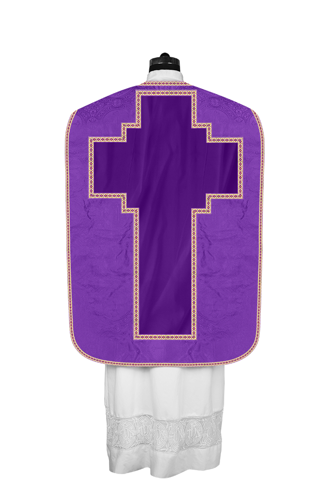 Roman chasuble with Motif and Trims