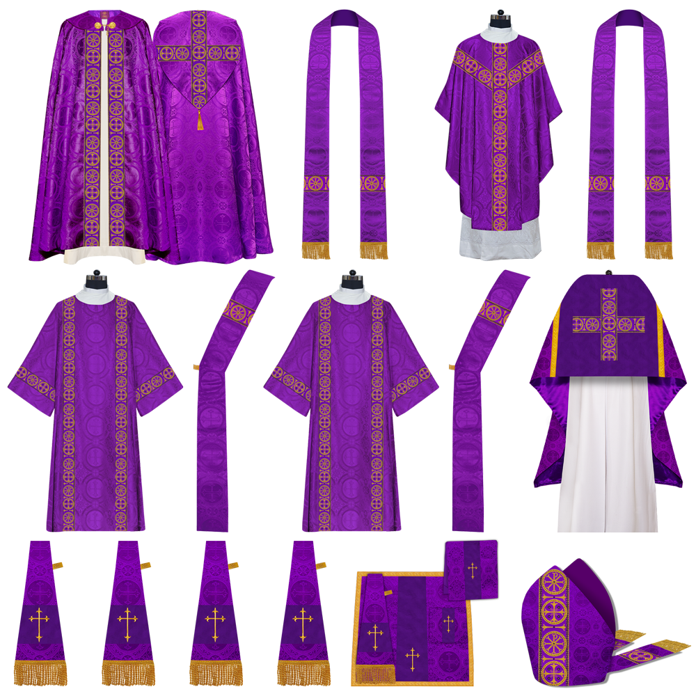 Gothic Highline Mass set with Woven Braided Orphrey