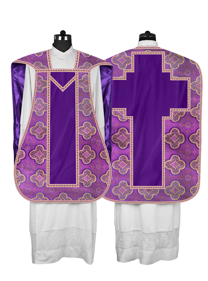 Roman chasuble with Motif and Trims